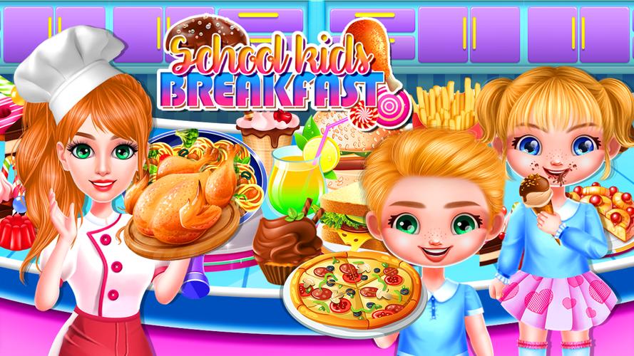 School Toddlers Breakfast Food スクリーンショット 2