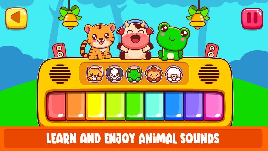 Piano Kids Toddler Music Games スクリーンショット 2