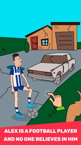 Alex - Idle Football Star Скриншот 1