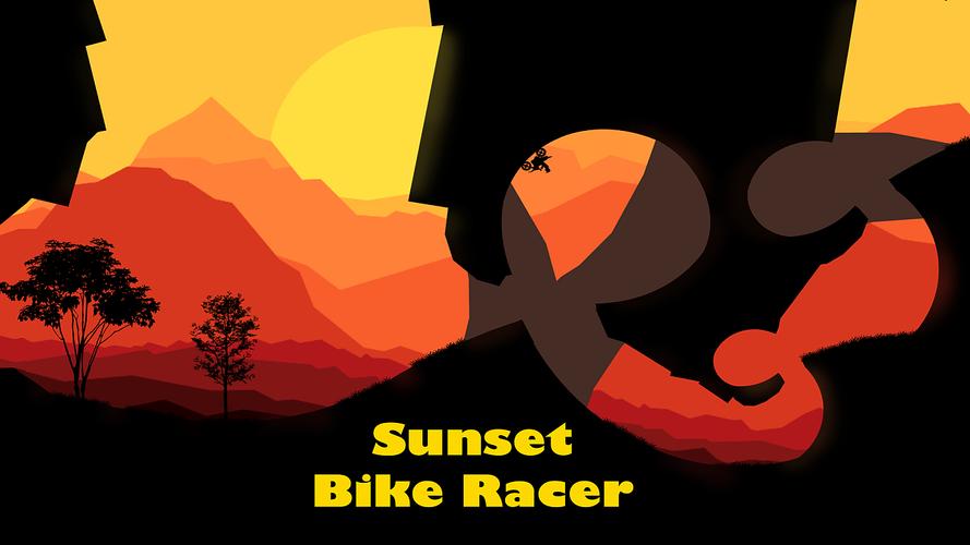 Sunset Bike Racer - Motocross Captura de tela 1