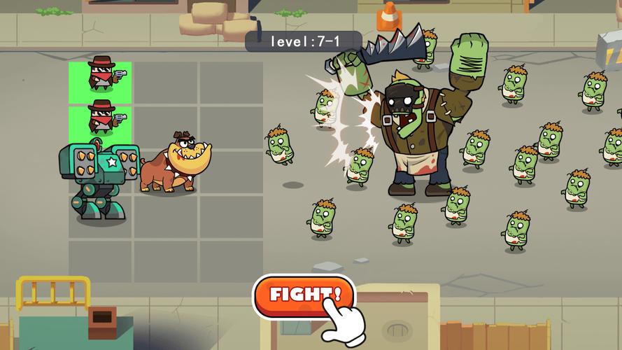 Merge Mech vs. Zombie Brawl Screenshot 1