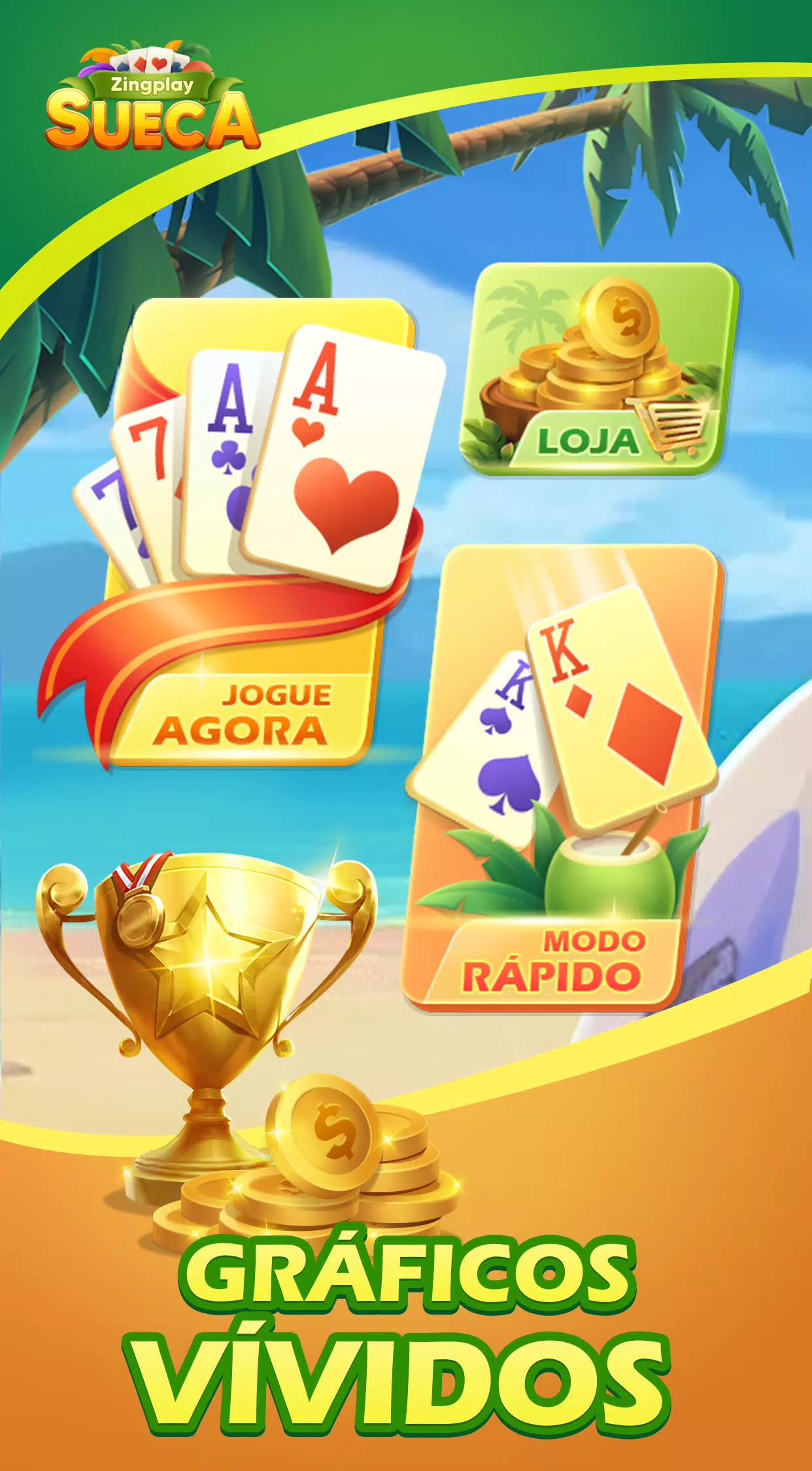 Sueca ZingPlay - Jogo de carta Скриншот 1