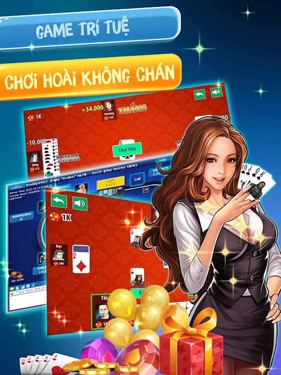 Đánh  tiến lên OFFLINE - tien len mien nam應用截圖第1張