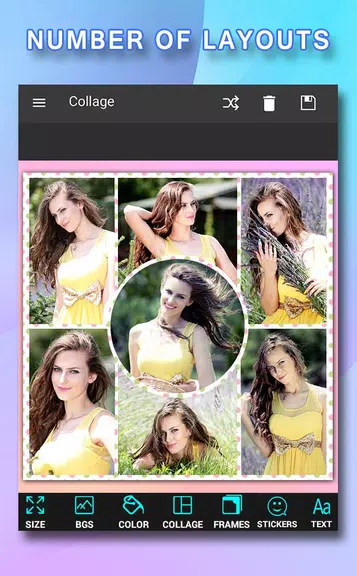 Pic Frames Collage Captura de pantalla 2