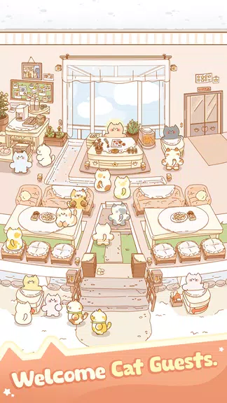Idle Cat Hotel - Tycoon Games 스크린샷 2