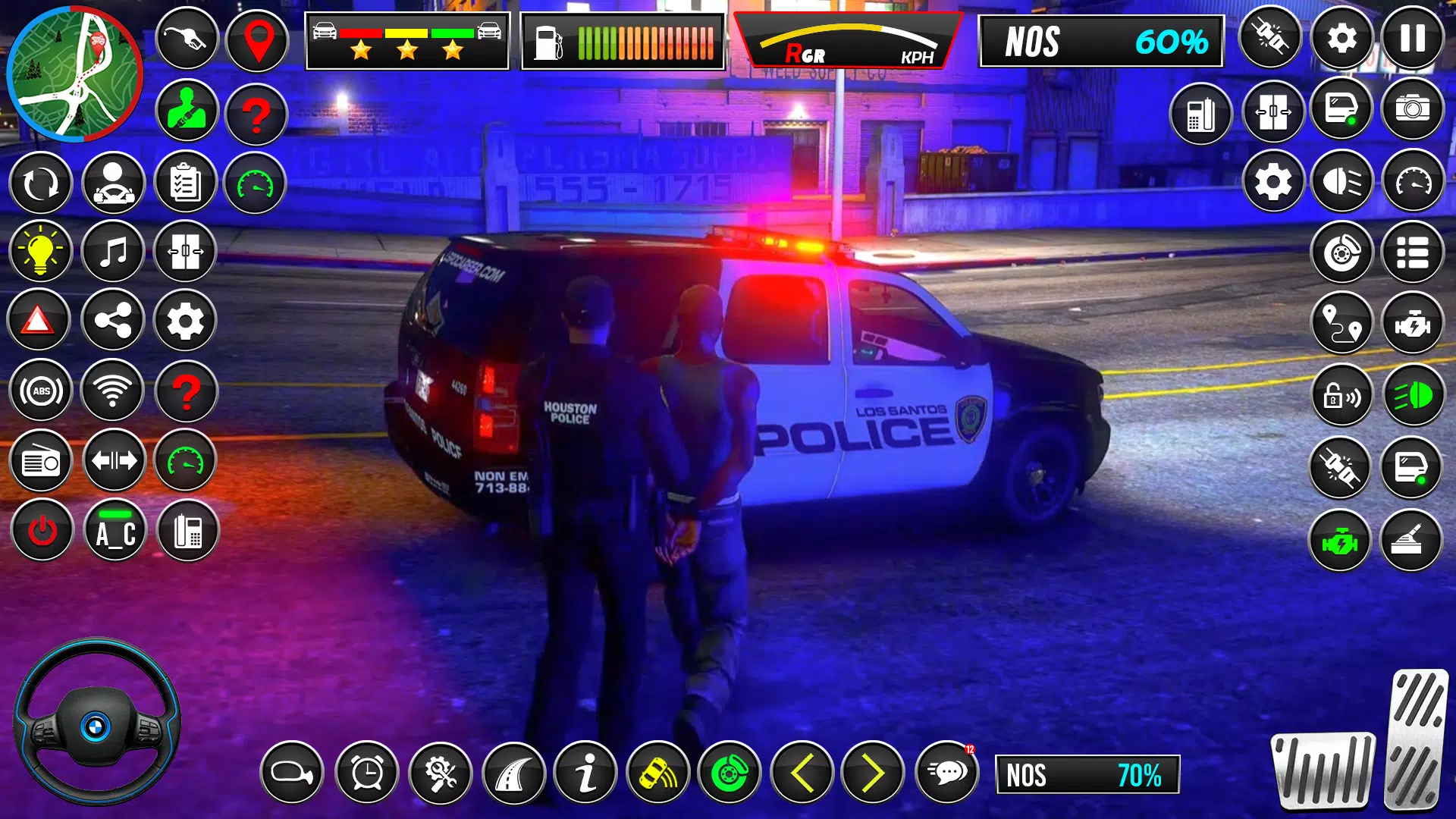 US Police Car Chase Car Game Captura de pantalla 4
