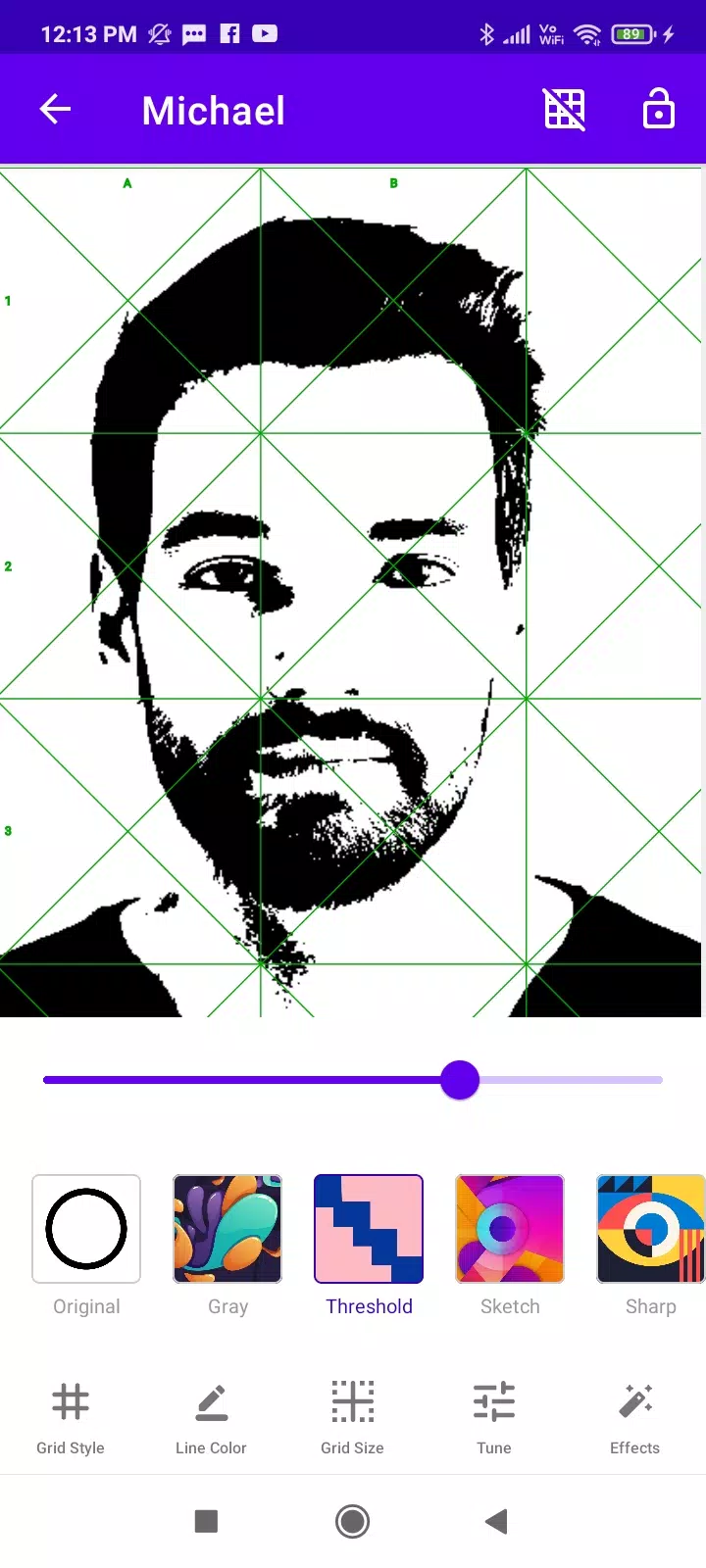 Schermata Grid Artist 4
