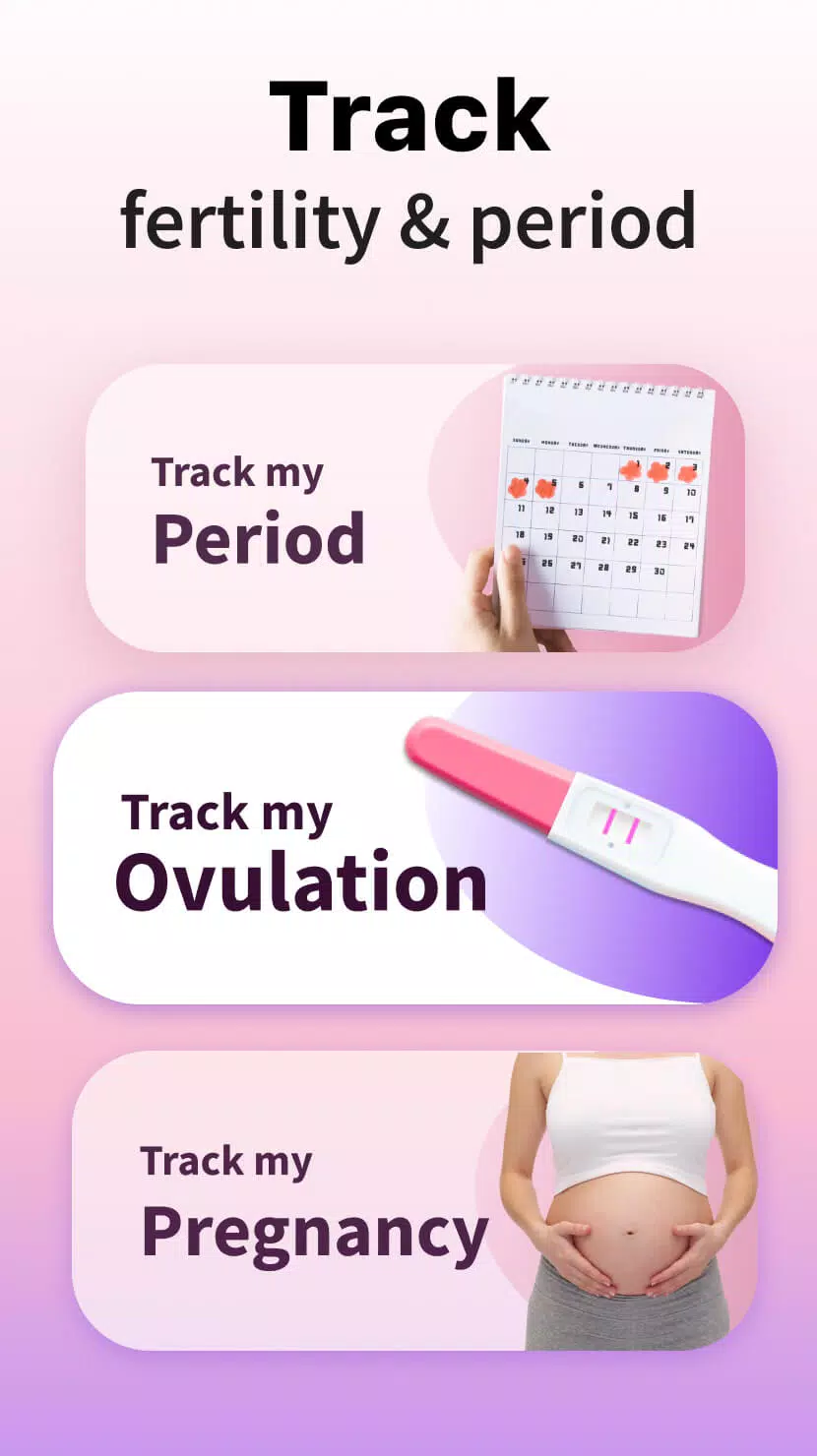 Schermata Ovulation & Period Tracker 1