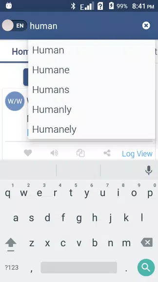 Schermata Zulu Dictionary Offline 2