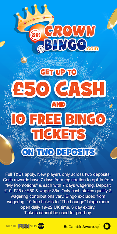 Crown Bingo: Bingo Jackpots & Online Slots應用截圖第2張