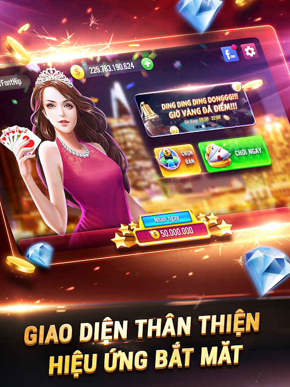 KPlay - Tiến Lên Miền Nam - Danh Bai Online Ảnh chụp màn hình 2