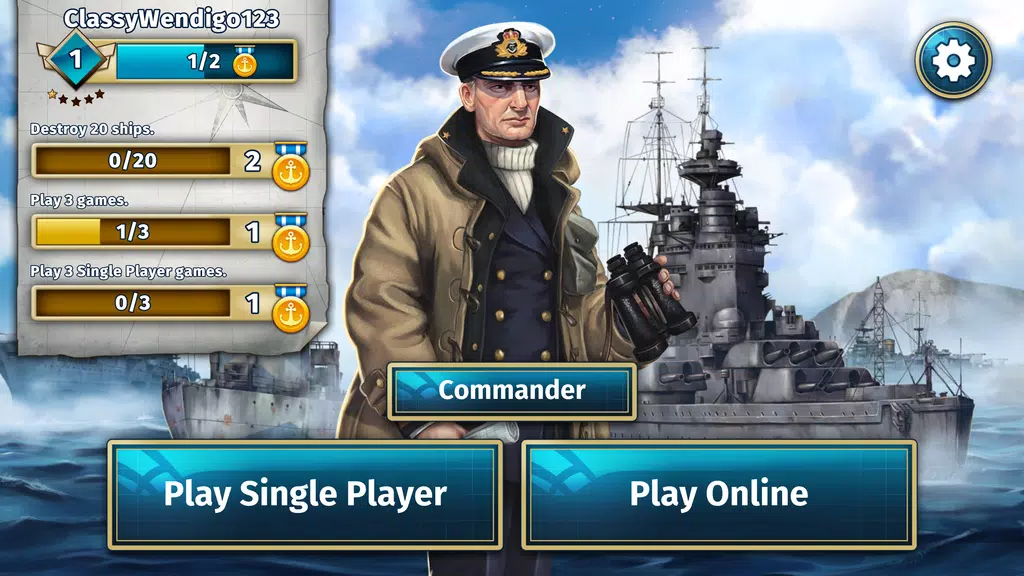 BATTLESHIP - Multiplayer Game ภาพหน้าจอ 2