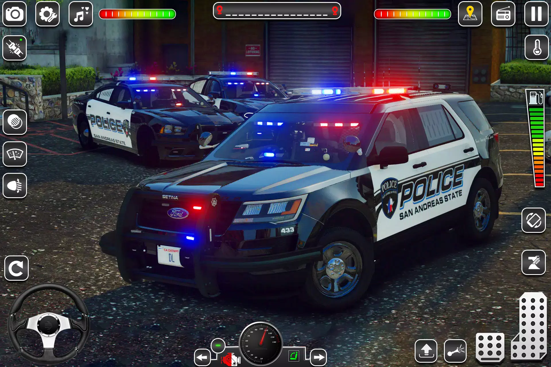 US Police Car Chase Game 3D ဖန်သားပြင်ဓာတ်ပုံ 1