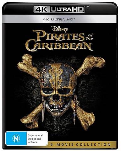 4K UHD Pirates of the Caribbean 5-Movie Collection