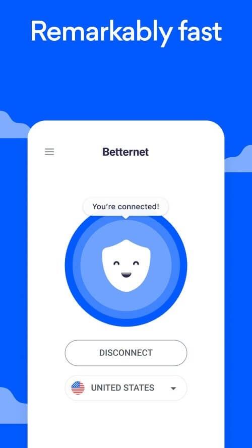 Betternet VPN Zrzut ekranu 2