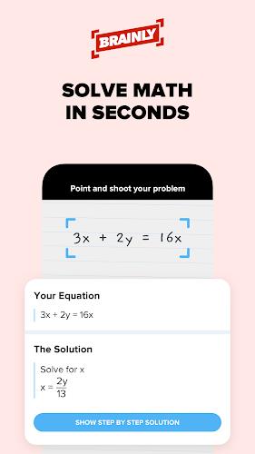 Schermata Brainly – Homework Math Solver 2