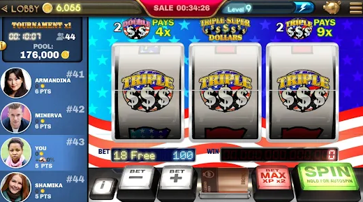 Slots Triple Super Dollars Ekran Görüntüsü 1