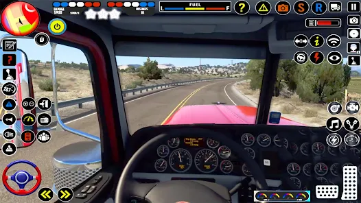 American Cargo Truck Games Sim Capture d'écran 2