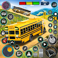 Offroad School Bus Driver Game Zrzut ekranu 2