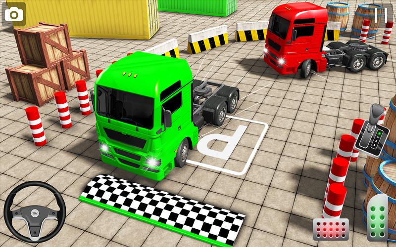 Real Euro Truck Parking Games 스크린샷 2