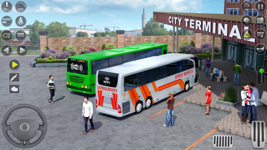 Modern Bus Transport Game 3D應用截圖第4張