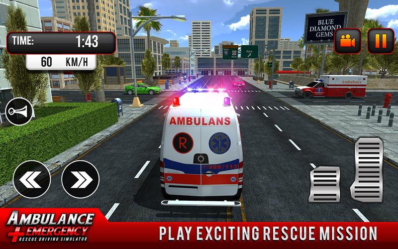911 Ambulance City Rescue Game 스크린샷 2