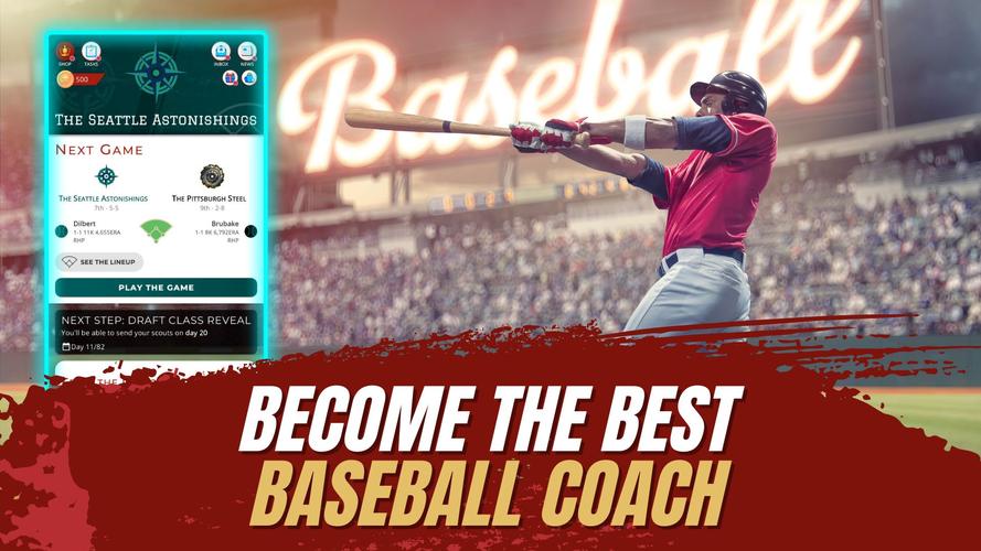 Astonishing Baseball Manager Скриншот 1