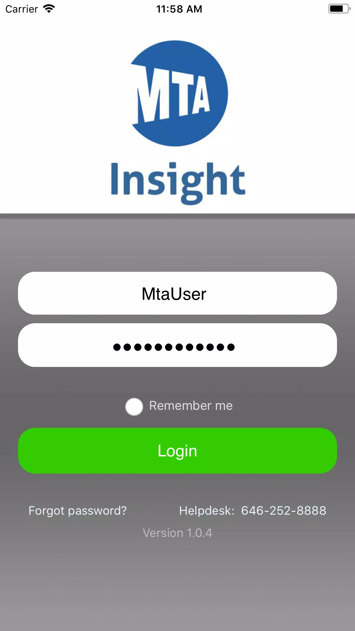 MTA Insight Screenshot 3