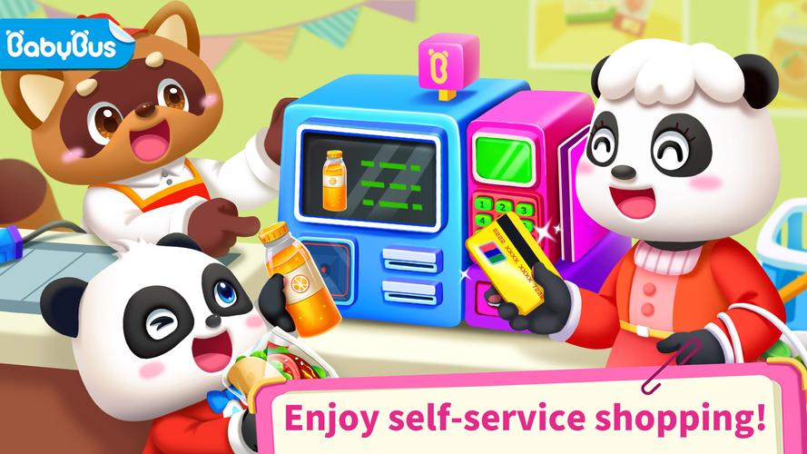 Baby Panda's Supermarket Schermafbeelding 1