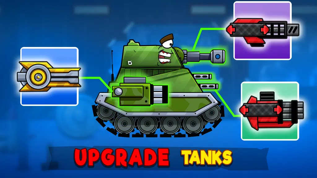 Tanks Arena io: Craft & Combat Tangkapan skrin 2