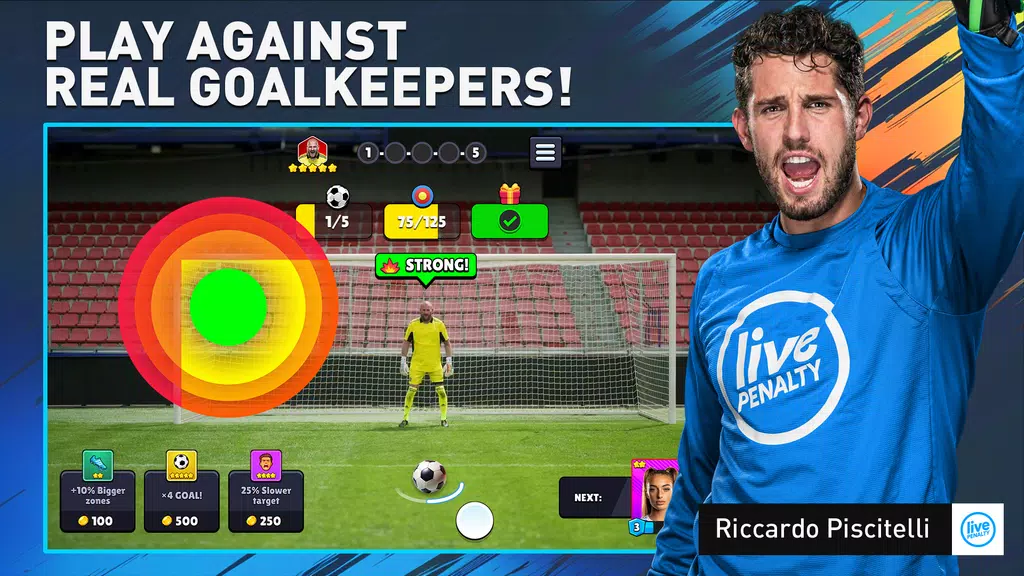 Soccer Penalty: Live Goalie Tangkapan skrin 1