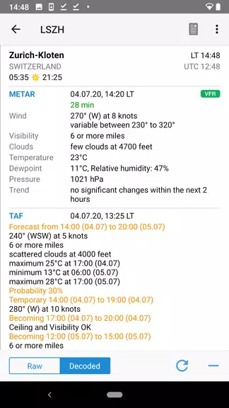 AeroWeather Screenshot 3