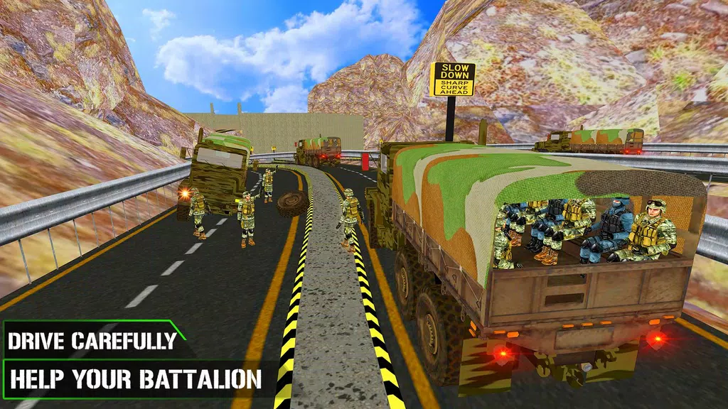 US Army Transporter Truck Game Screenshot 2