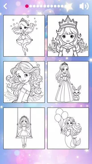 Princess Coloring Book offline Screenshot 3