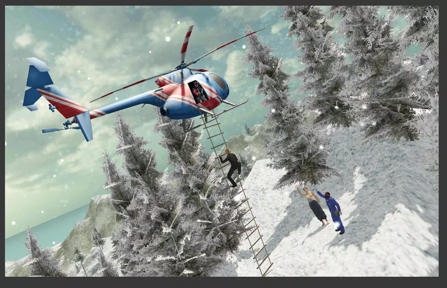 Helicopter Hill Rescue Ảnh chụp màn hình 3