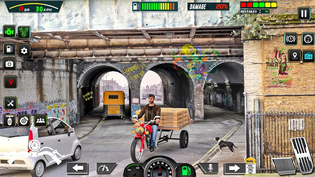 Tuk Tuk Rickshaw: Auto Game Schermafbeelding 3