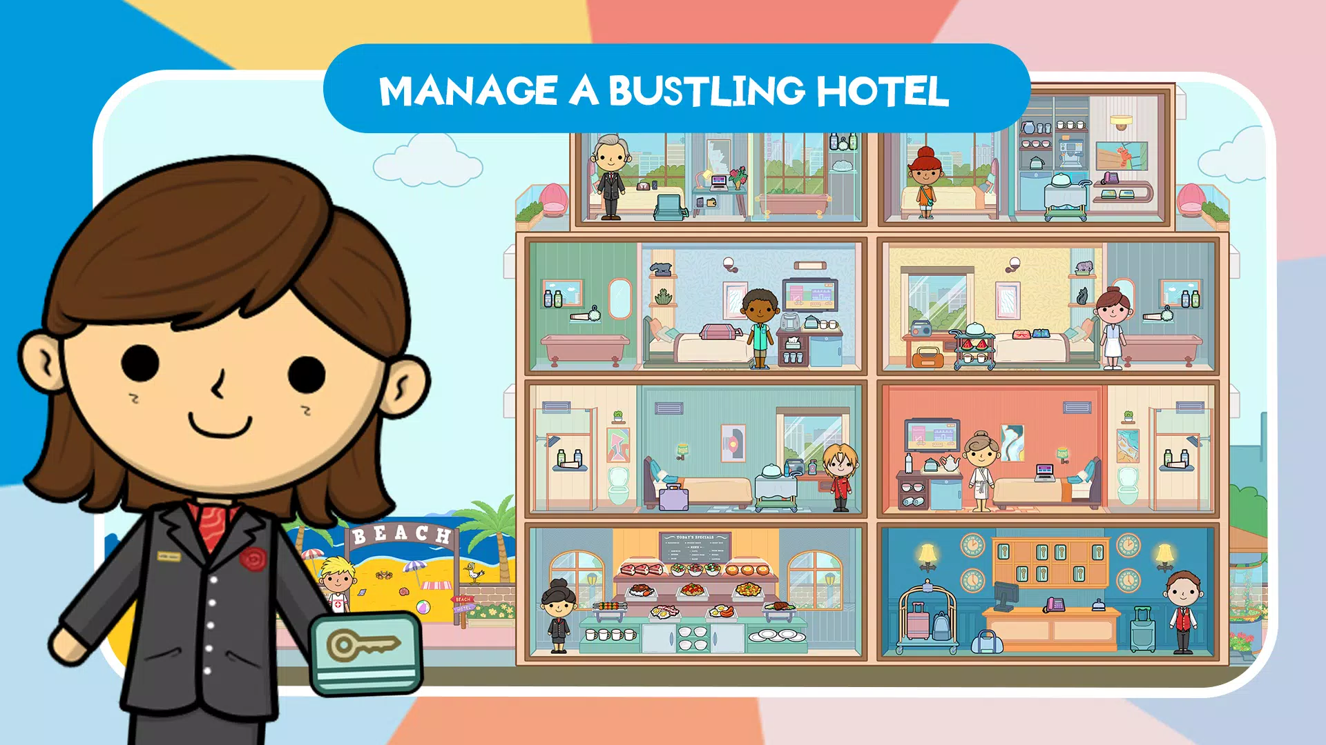 Lila's World: Hotel Vacation স্ক্রিনশট 1