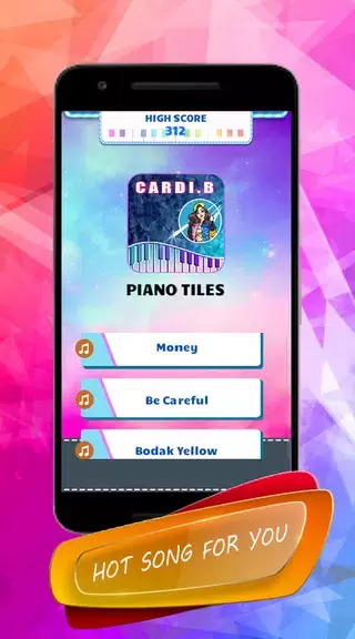 Cardi B - Piano Tiles スクリーンショット 1