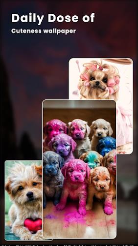 Puppy Love: Cute Dog Wallpaper 스크린샷 4