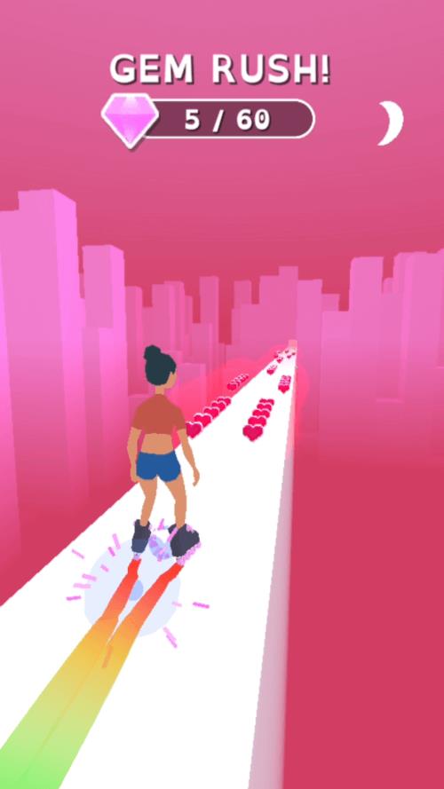 Sky Roller: Rainbow Skating Tangkapan skrin 2