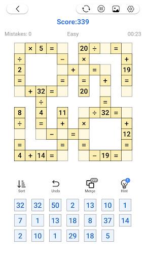 Math Number: Cross Math Puzzle Captura de tela 1