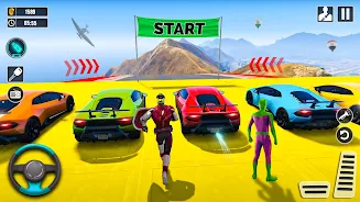 Schermata GT Car Stunt Game:Car Games 3D 1