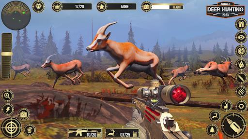 Jungle Deer Hunting Games 3D 스크린샷 4