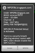 WPSPIN. WPS Wireless Scanner. স্ক্রিনশট 1