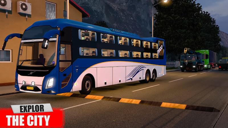 Euro Coach Bus Driving Games स्क्रीनशॉट 1