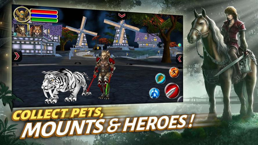 Sherwood Dungeon 3D MMO RPG Capture d'écran 4