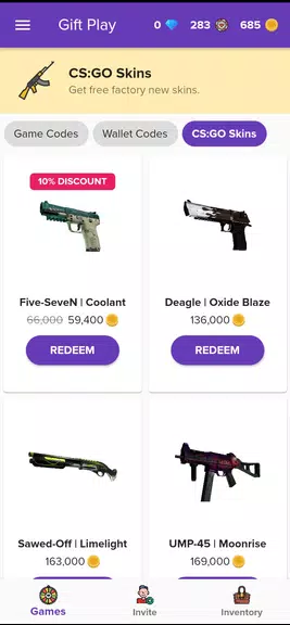 Gift Play - Earn Game Codes Captura de tela 4