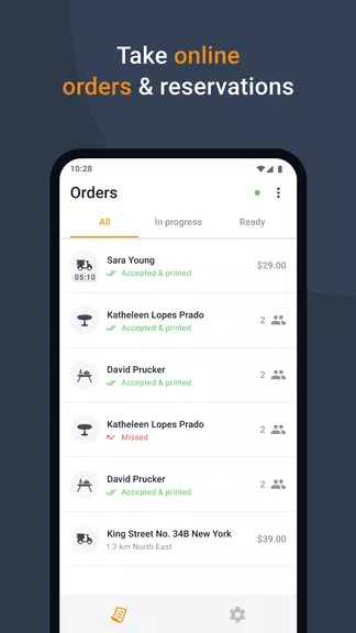 Restaurant Order-Taking App スクリーンショット 1
