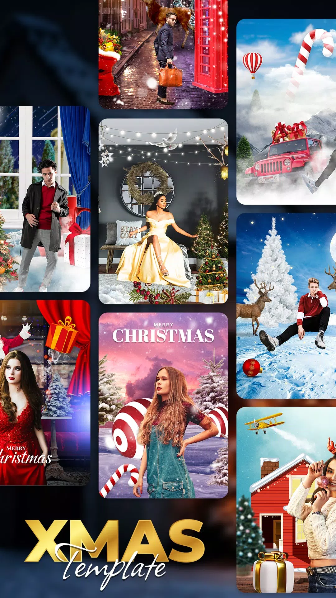 Christmas Photo Frames, Editor Screenshot 3