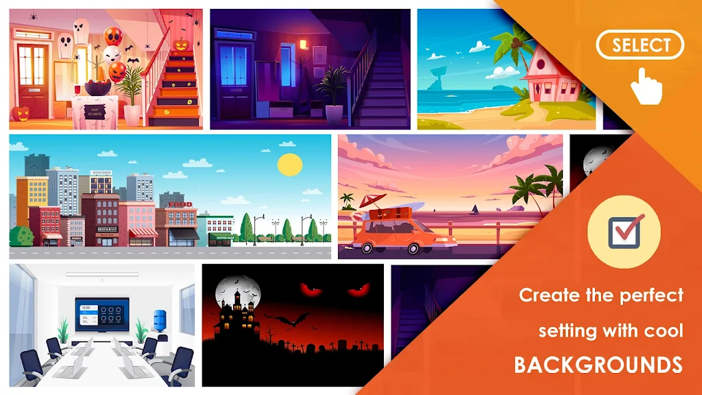 Animated Ninja Cartoon Maker ဖန်သားပြင်ဓာတ်ပုံ 3